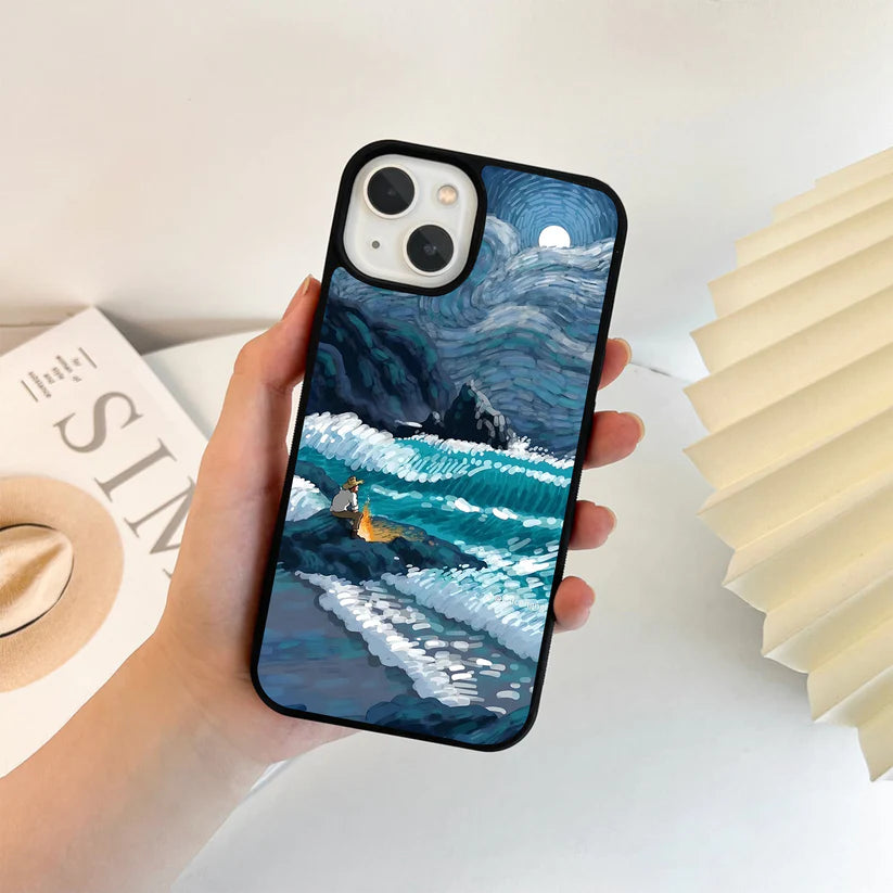 ocean-campfire-aesthetic-phone-cover