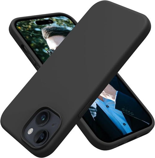 Silicone Grip Cover For iPhone 15 Plus