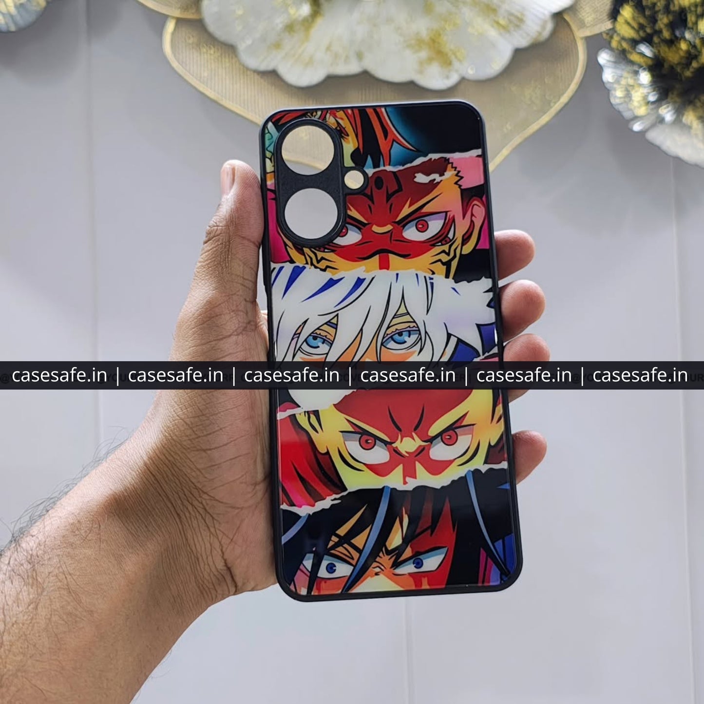 Anime Eyes Mask Phone Case – Luffy, Gojo, Naruto Design | All iPhone & Android Models