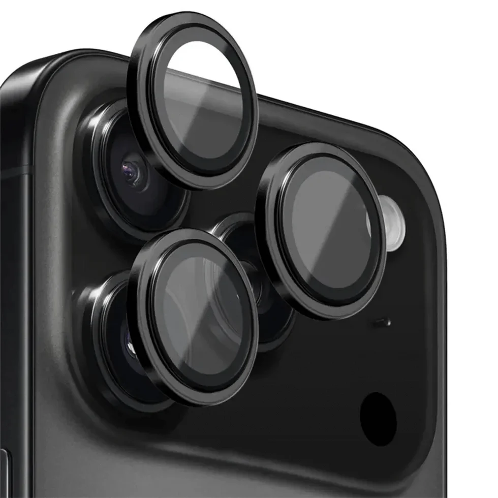 iPhone 17 Pro Camera Lens Protector Black