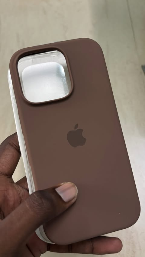 Dark Brown Silicone Case for iPhone 16 Pro & 16 Pro Max