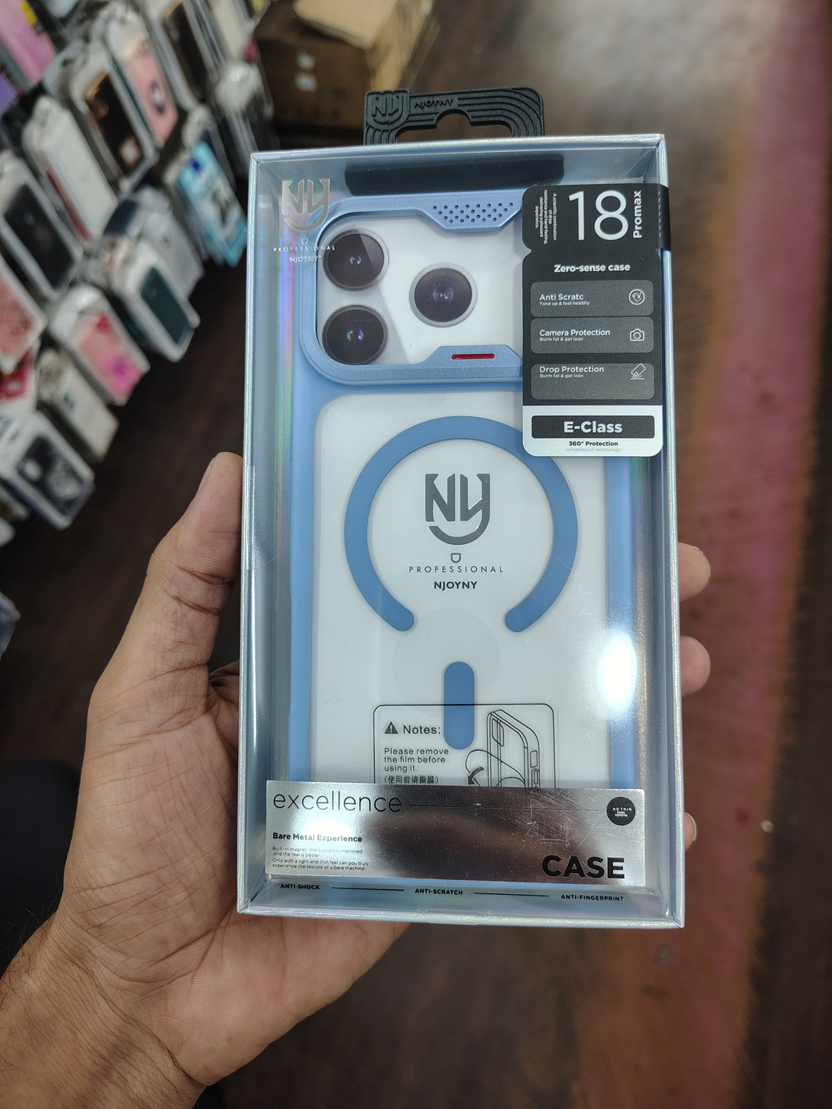 NJOYNY Clear MagSafe Case for iPhone 18 Pro and 18 Pro Max