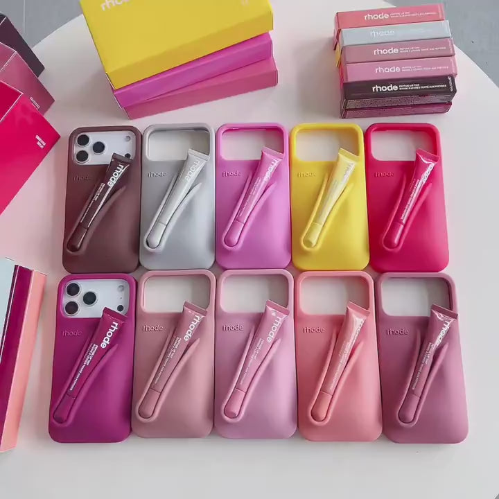 Rhode Lip Balm Case for iPhone 17 Series – Cute Holder