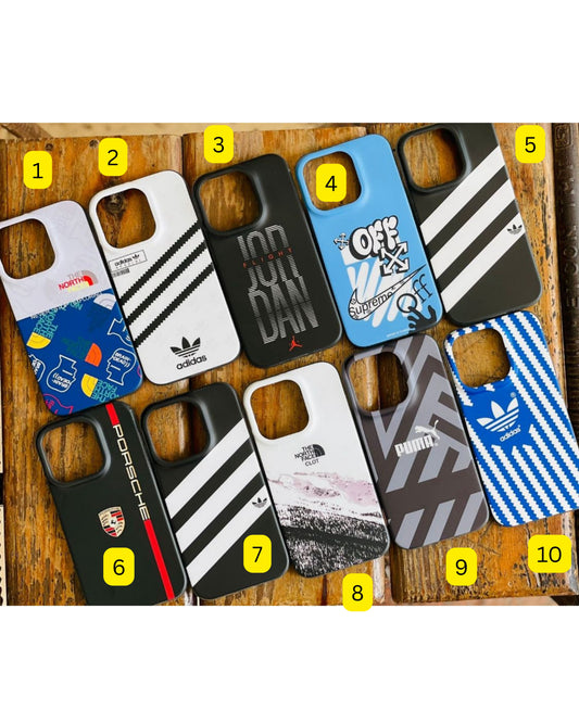 Premium sports logo iPhone case with streetwear design slim matte back cover