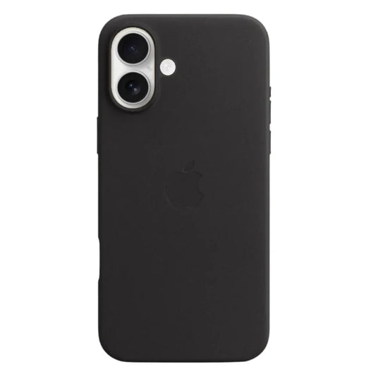iPhone 17 black leather case