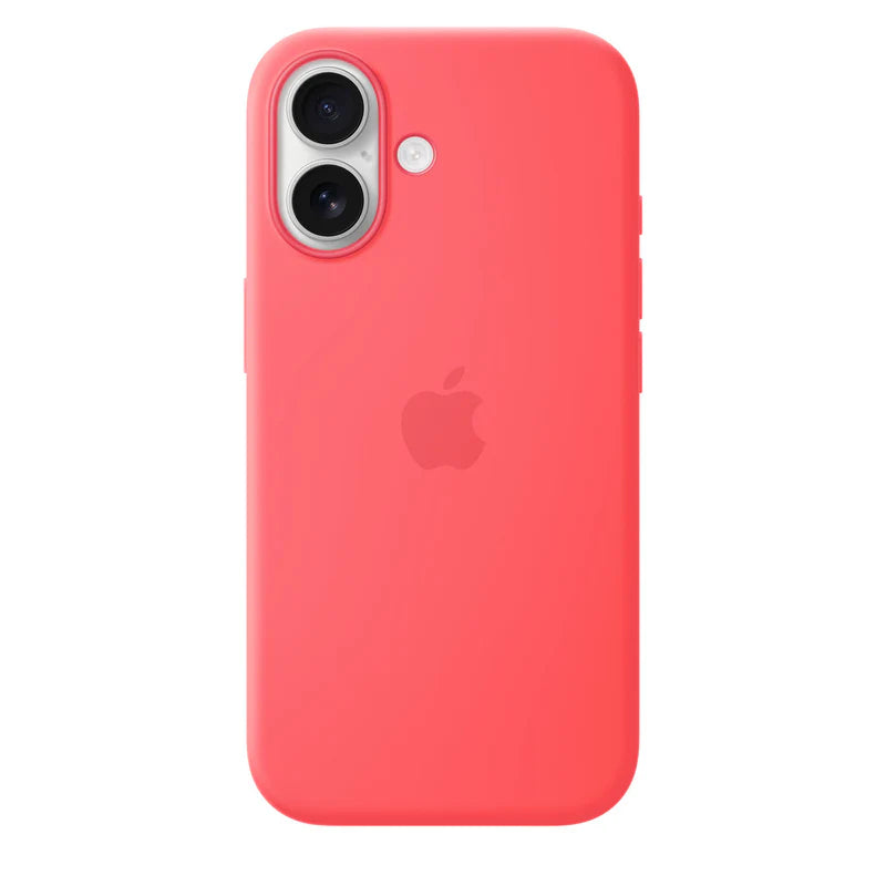iPhone 17 Silicone MagSafe Case in Bright Guava – Stylish & Durable Protection
