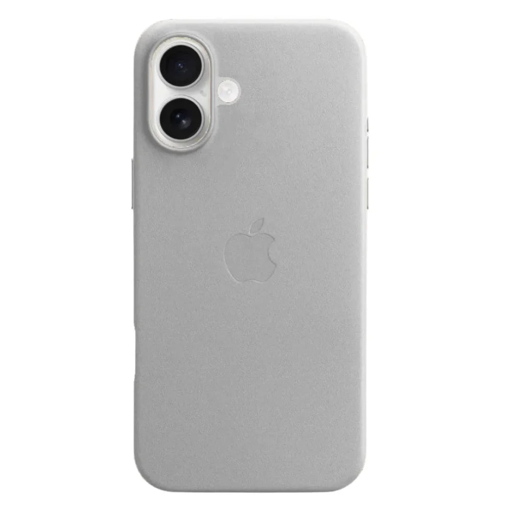 iPhone 17 grey leather case