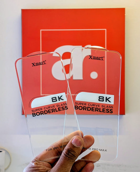 Xmart 8K Borderless Tempered Glass for iPhone 18 Pro & 18 Pro Max