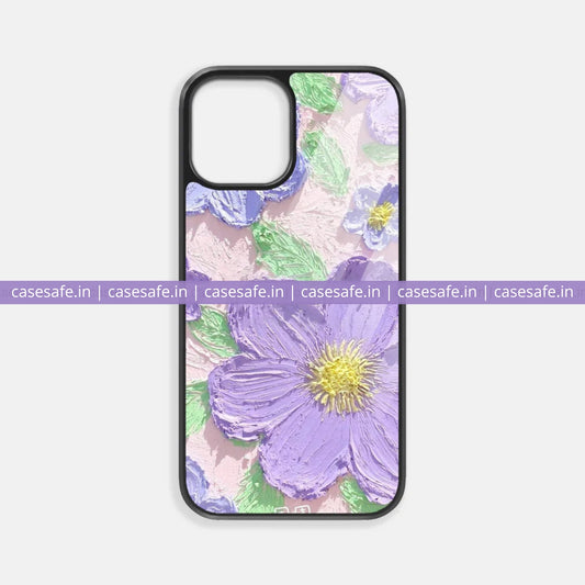 Lavender Floral Premium Glossy Phone Case – Stylish & Protective for iPhone & Android