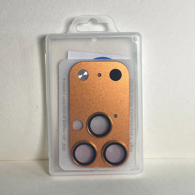 iPhone Camera Converter Orange Metal Protector
