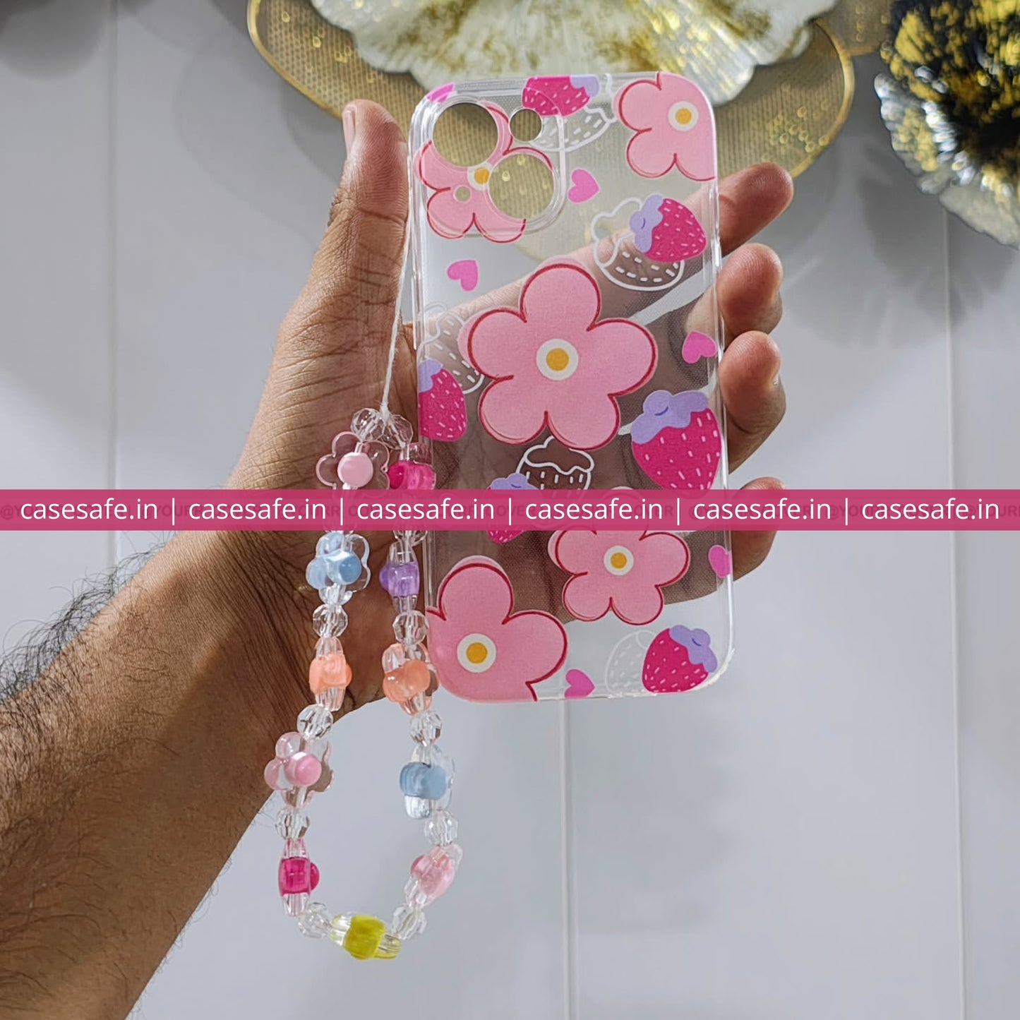 Aesthetic Pink Floral Phone Case – All iPhone & Android Models