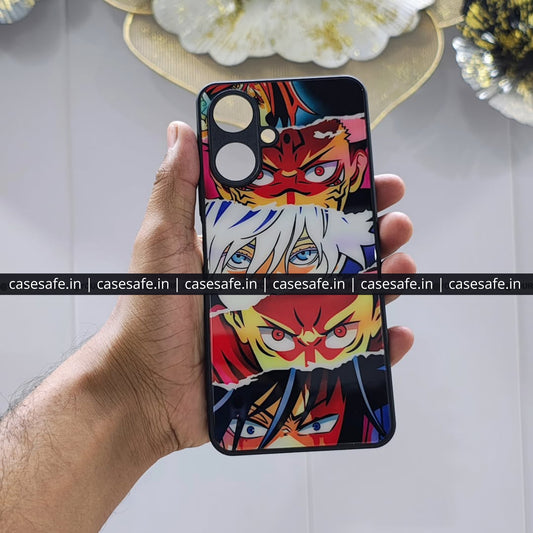 Anime Eyes Mask Phone Case – Luffy, Gojo, Naruto Design | All iPhone & Android Models