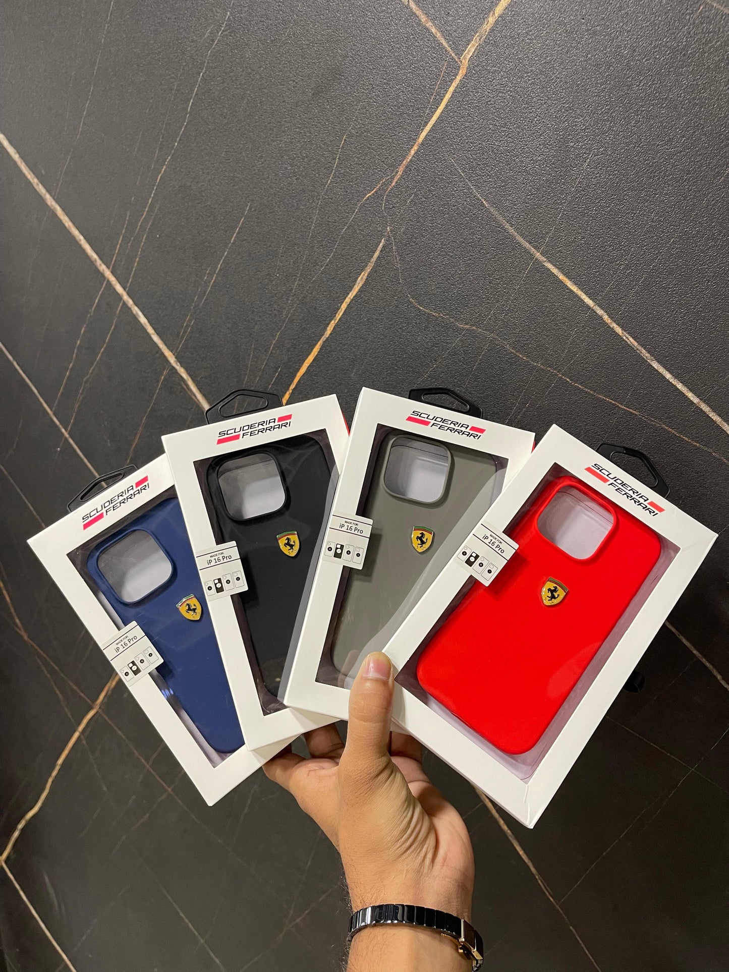 Ferrari Silicone iPhone Case – Premium Shockproof Protection