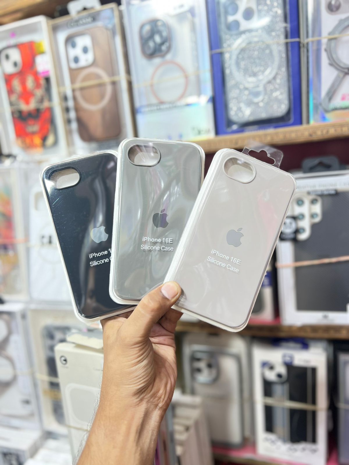 Premium Silicone Case for iPhone 16E – Slim, Shockproof, & Full Protection