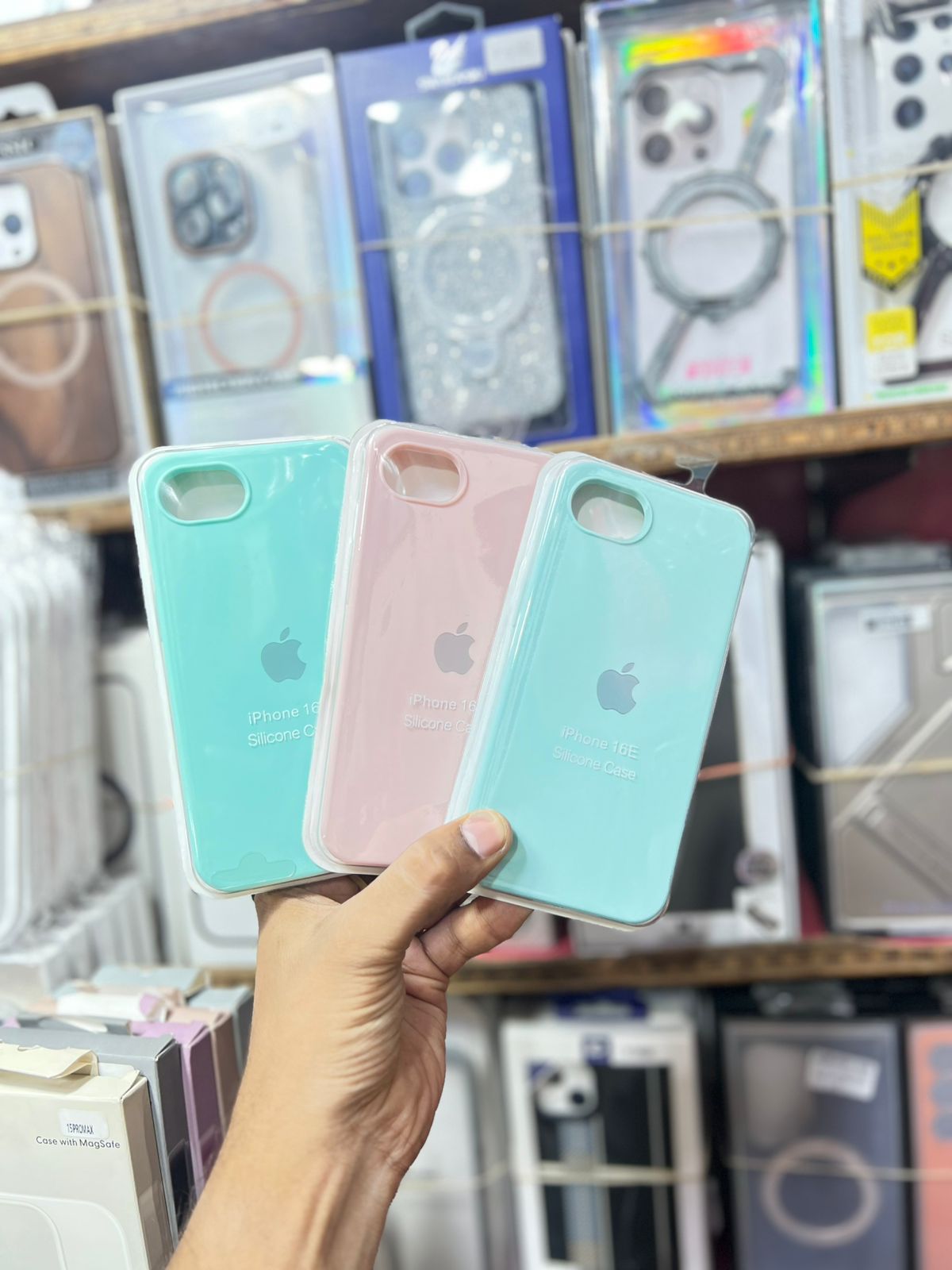 Premium Silicone Case for iPhone 16E – Slim, Shockproof, & Full Protection