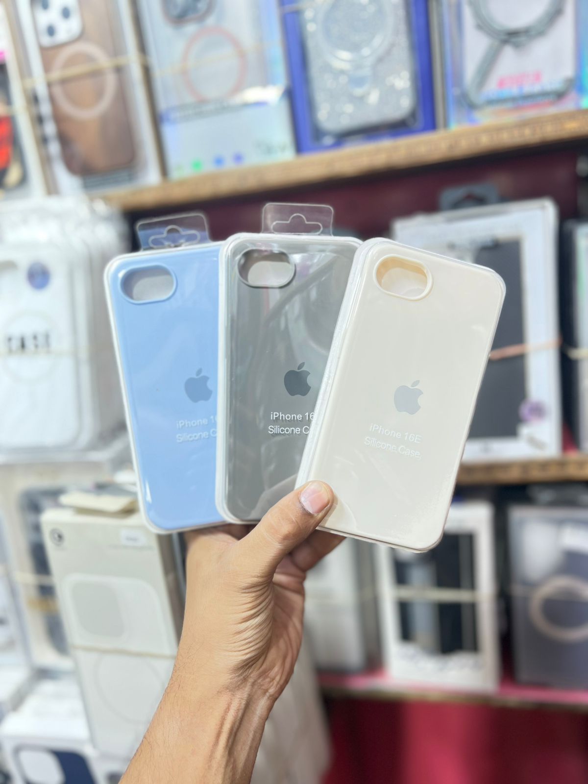 Premium Silicone Case for iPhone 16E – Slim, Shockproof, & Full Protection