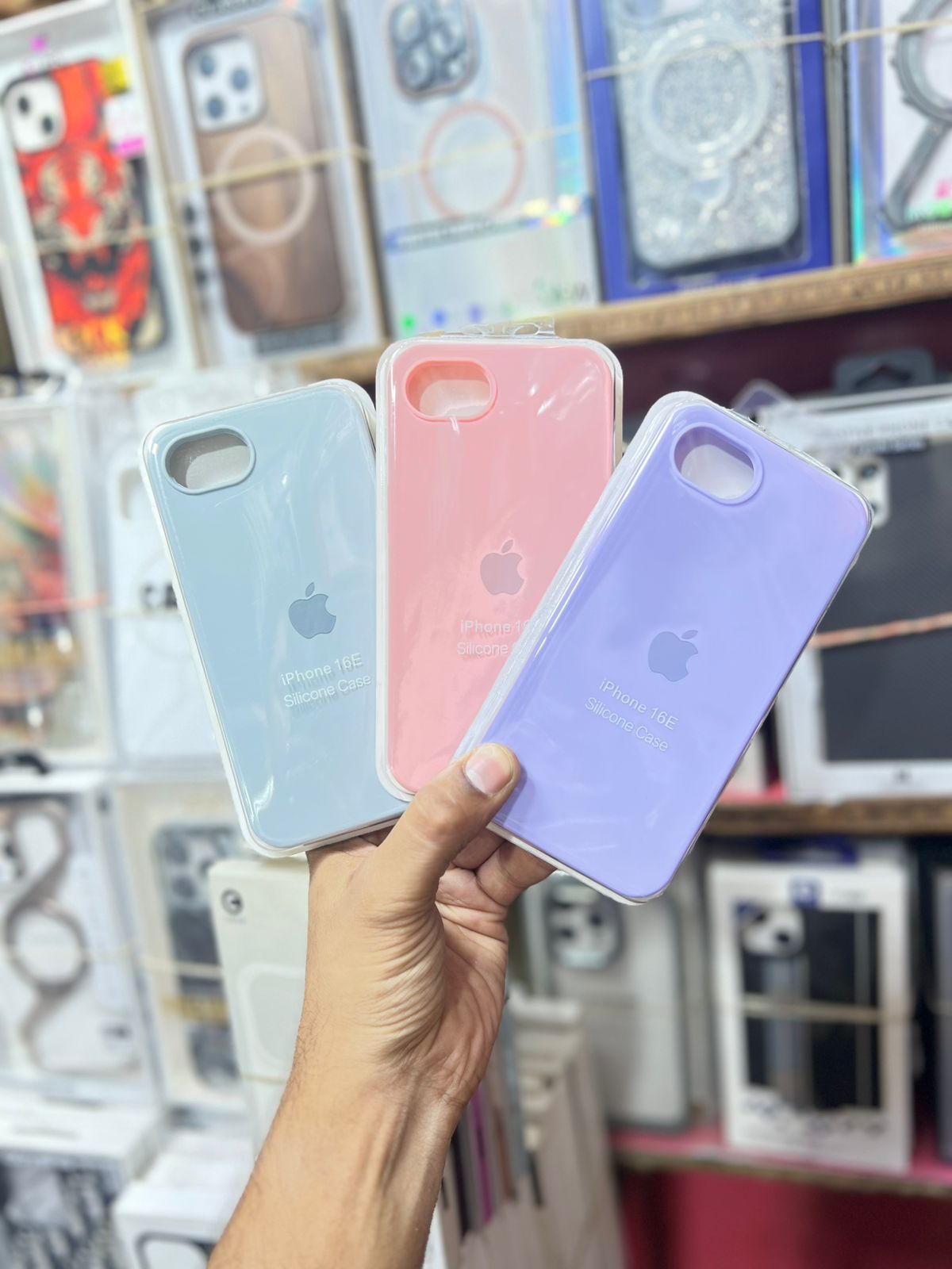 Premium Silicone Case for iPhone 16E – Slim, Shockproof, & Full Protection