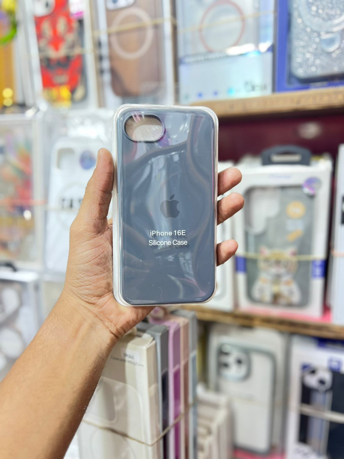 Premium Silicone Case for iPhone 16E – Slim, Shockproof, & Full Protection