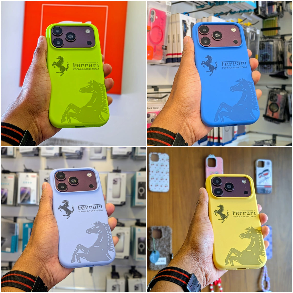Ferrari silicone iPhone 18 Pro Max case
