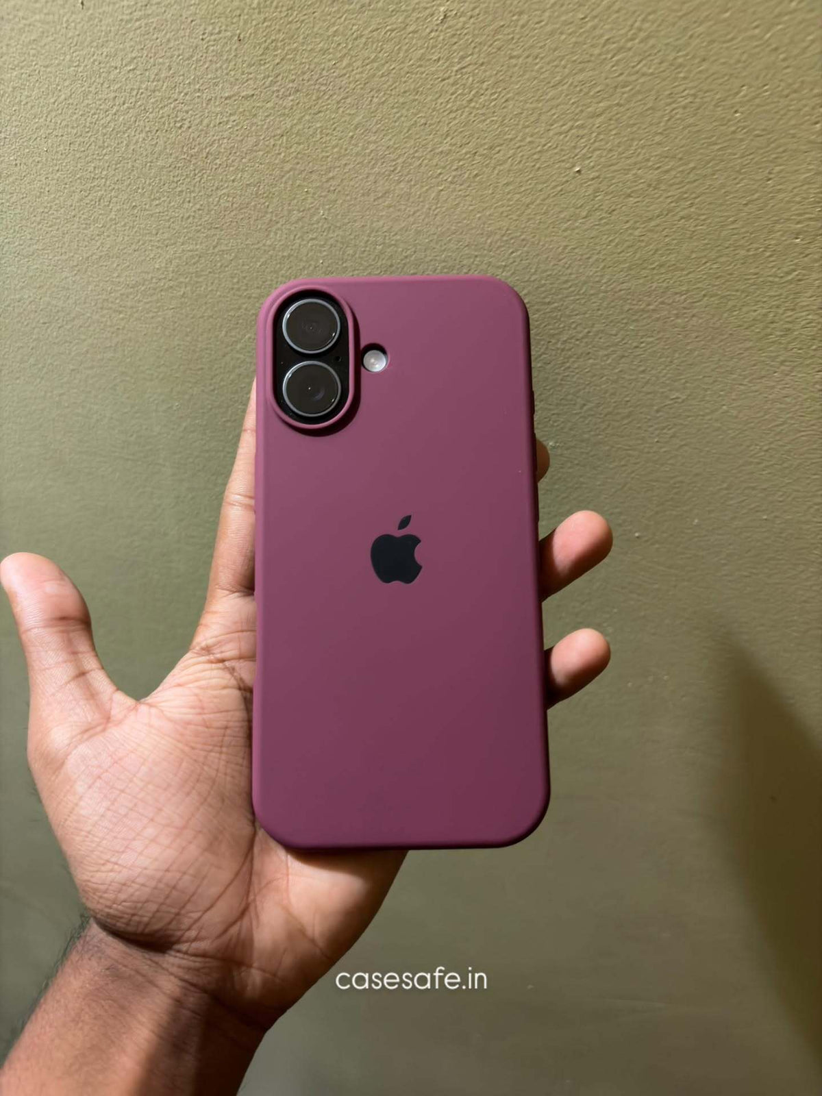 iPhone wine red case