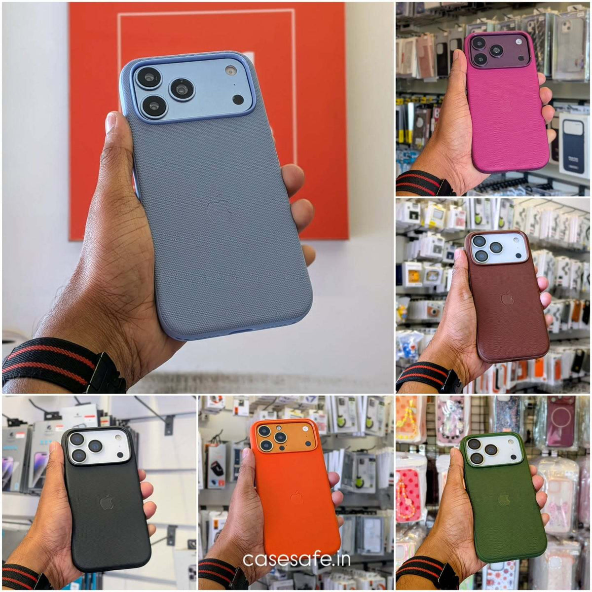 iPhone 18 Pro and 18 Pro Max Techwoven MagSafe case in multiple colours