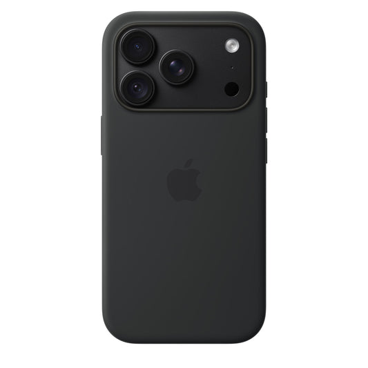 Black MagSafe silicone case for iPhone 18 Pro and 18 Pro Max
