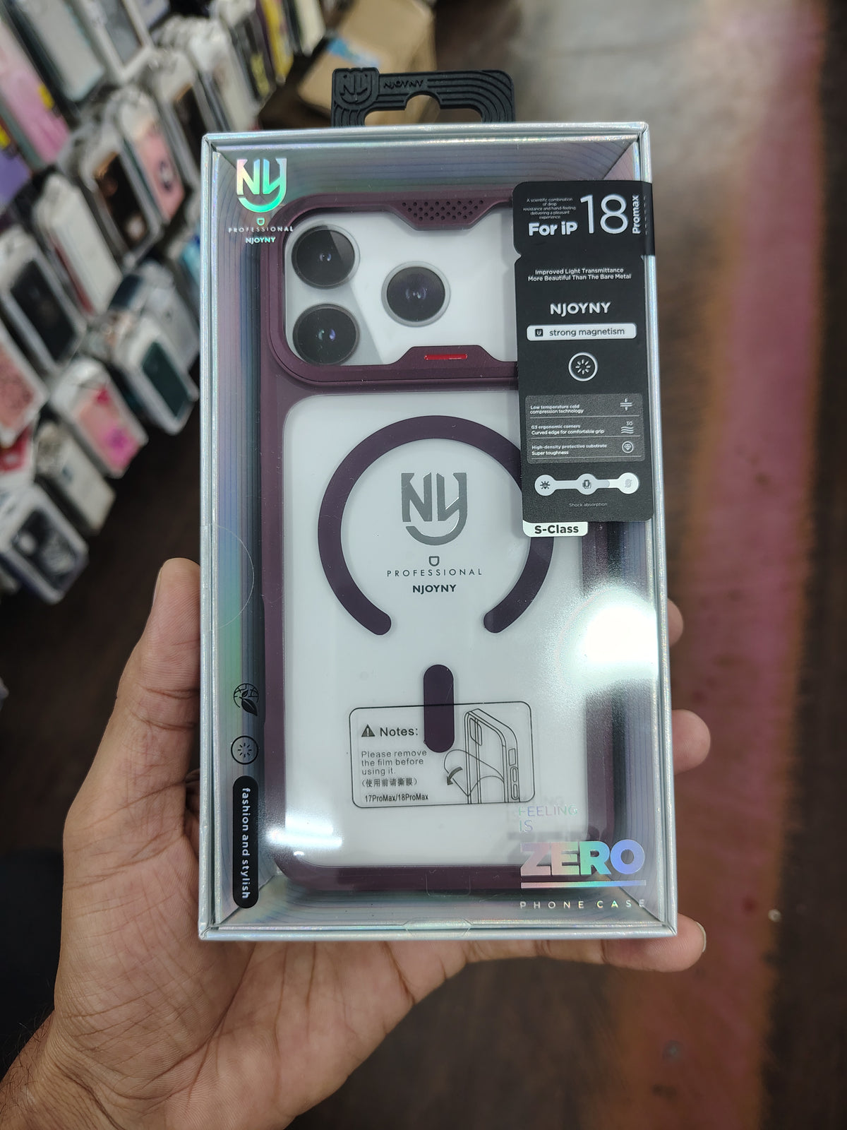 NJOYNY Clear MagSafe Case for iPhone 18 Pro and 18 Pro Max