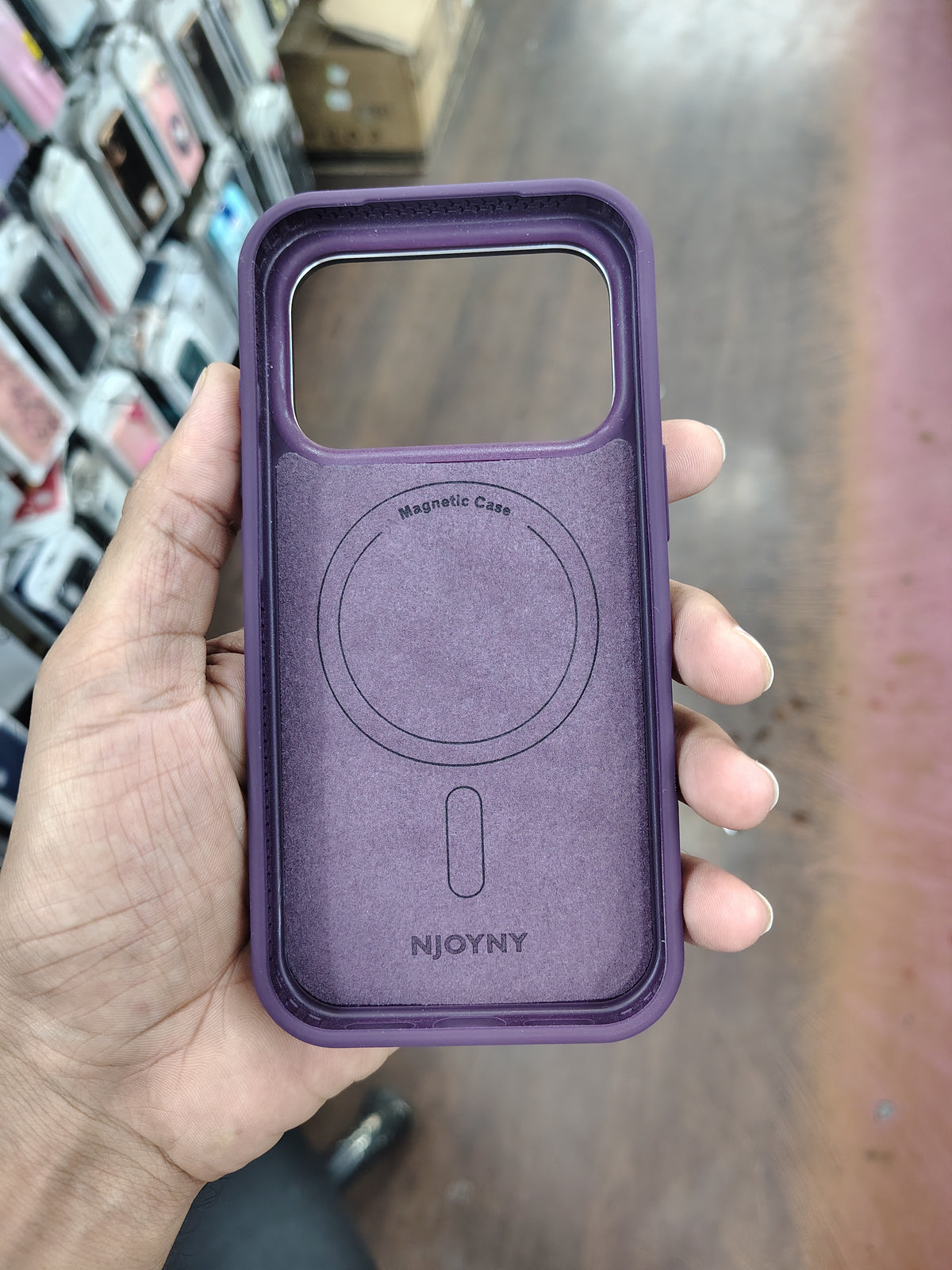 NJOYNY Fabric Military MagSafe Case for iPhone 18 Pro and 18 Pro Max