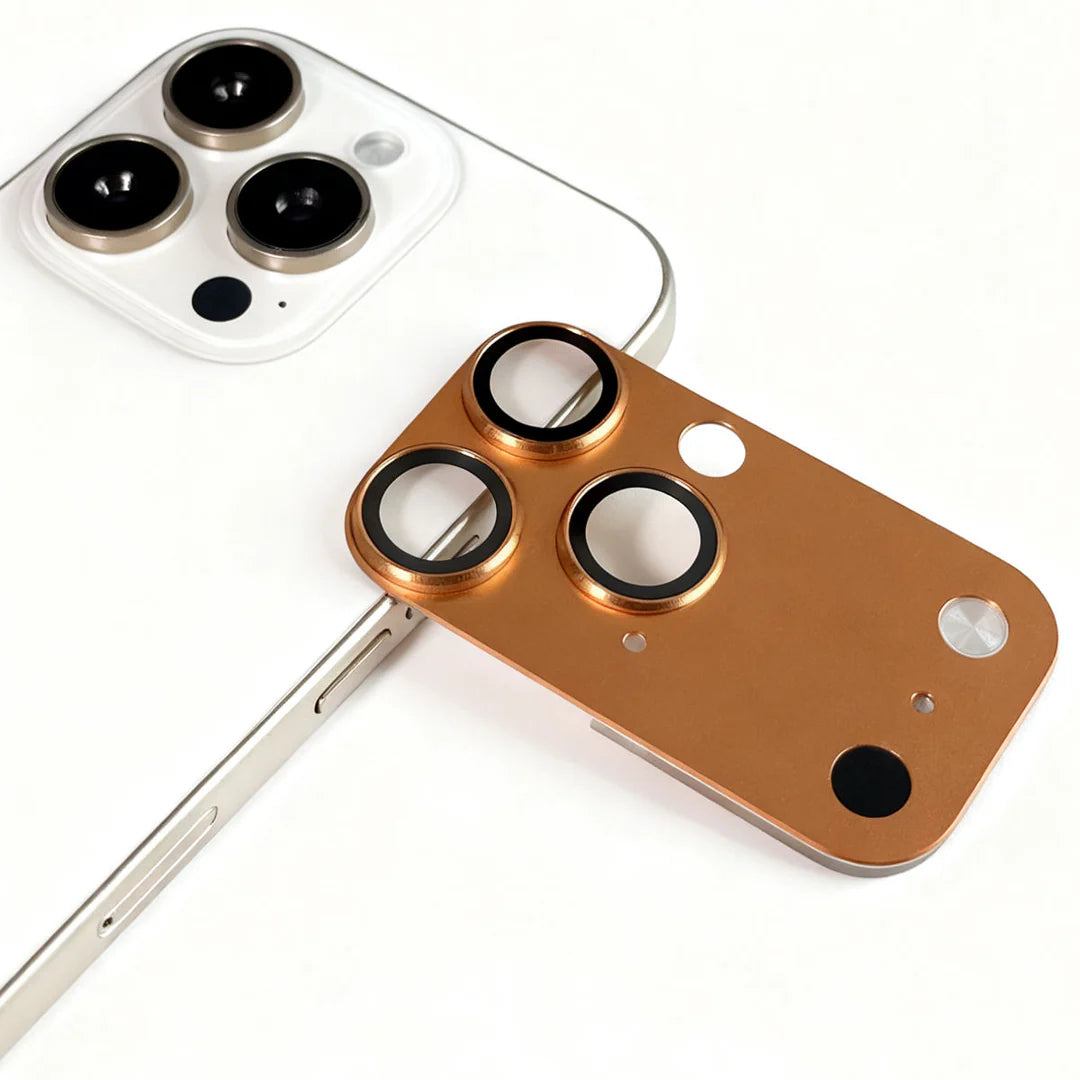 iPhone Camera Converter Orange Metal Protector