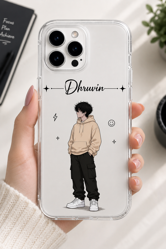 Personalized Minimal Street Boy Name Phone Case