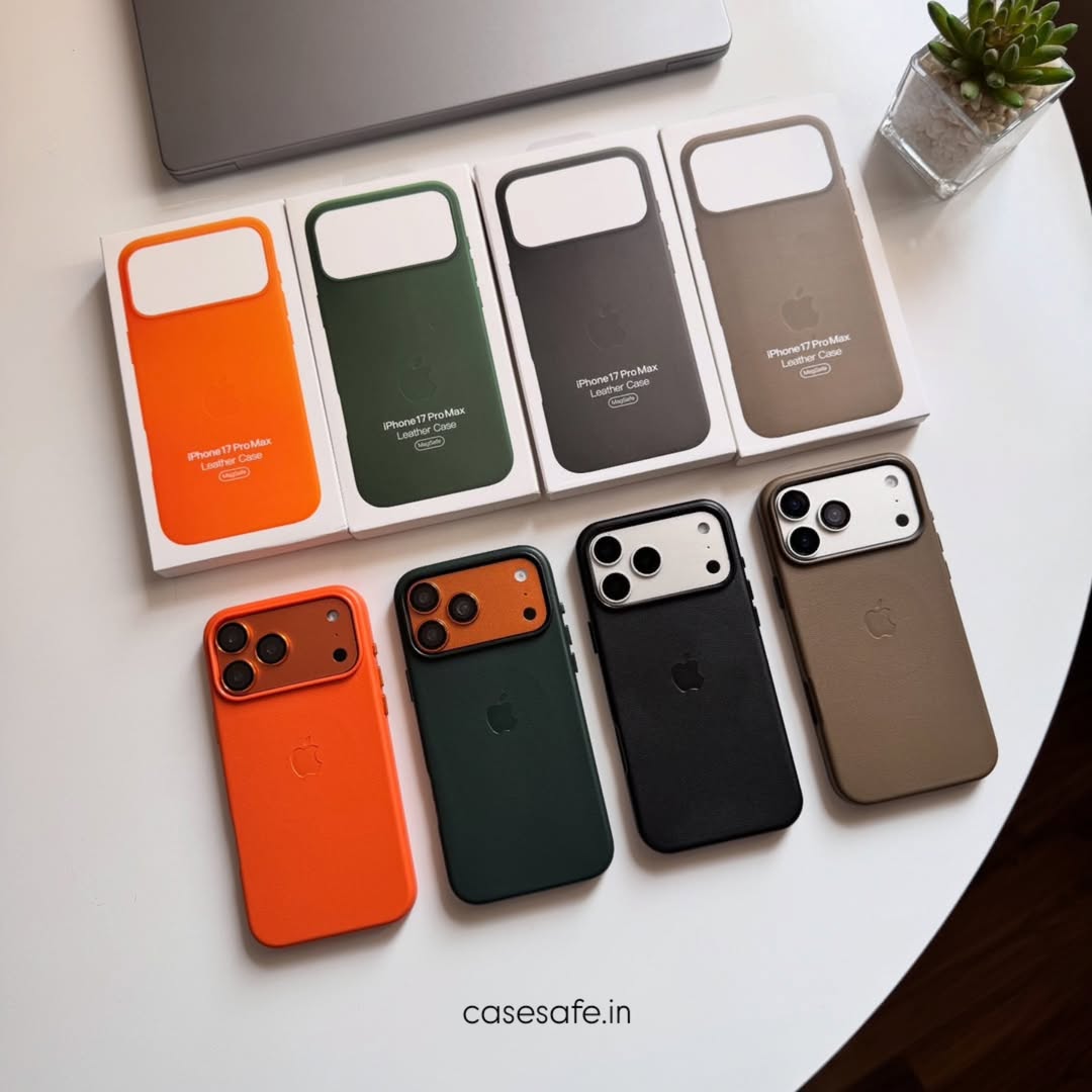 premium leather magsafe case iphone 17 pro