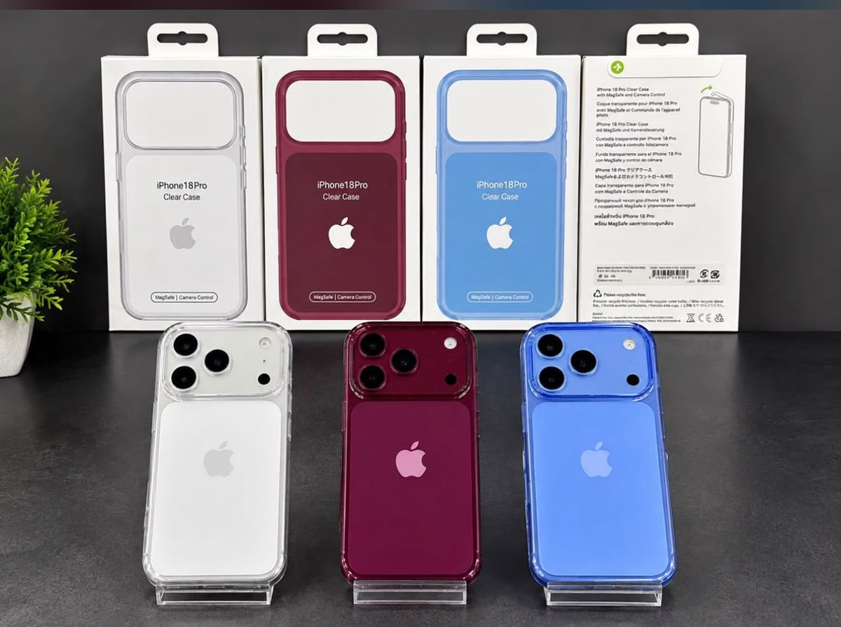 Transparent MagSafe case with Camera Control cutout for iPhone 17 Pro and 18 Pro